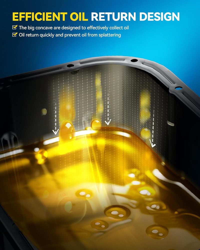 PHILTOP 265-840 Transmission Oil Pan Fits Volkswagen Jetta, Beetle, CC, Golf, Passat, Rabbit, with 09G 6-Speed Transmission - Image 3